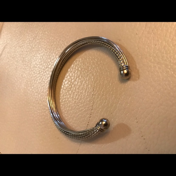 Silver rope style Bracelet - Picture 3 of 3